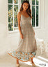 Elegent Floral Boho Maxi Dress Magnolia